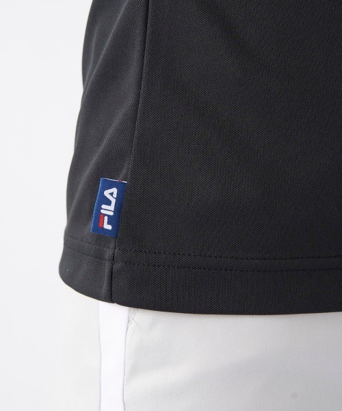 FILA GOLF(フィラゴルフ )の「【FILA GOLF/フィラゴルフ】レディースロゴ半袖シャツ ゴルフ(シャツ/ブラウス・レディース・ホワイト/ブラック/ネイビー・MEDIUM/LARGE/X-LARGE)」の9枚目の写真