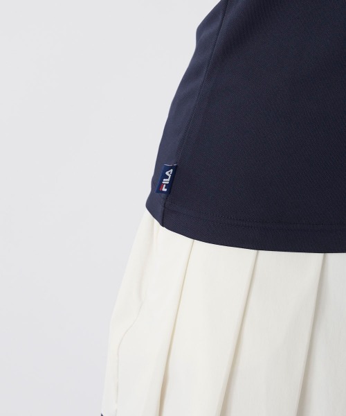 FILA GOLF(フィラゴルフ )の「【FILA GOLF/フィラゴルフ】レディースロゴ半袖シャツ ゴルフ(シャツ/ブラウス・レディース・ホワイト/ブラック/ネイビー・MEDIUM/LARGE/X-LARGE)」の15枚目の写真
