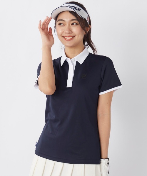 FILA GOLF(フィラゴルフ )の「【FILA GOLF/フィラゴルフ】レディースロゴ半袖シャツ ゴルフ(シャツ/ブラウス・レディース・ホワイト/ブラック/ネイビー・MEDIUM/LARGE/X-LARGE)」の21枚目の写真