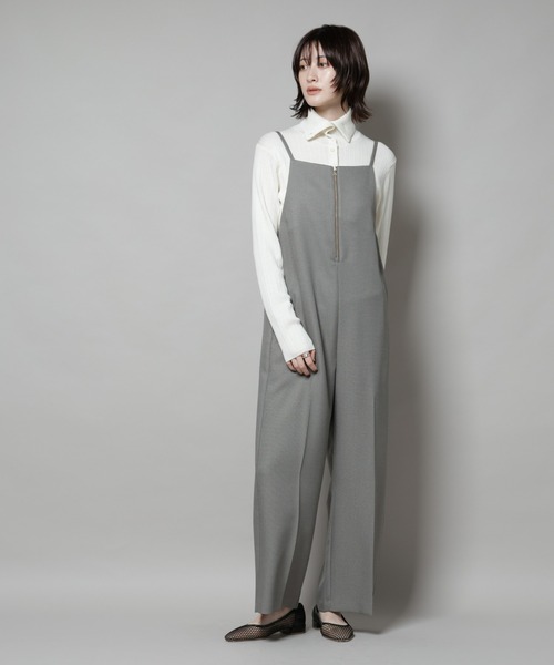 NANO universe（ナノユニバース）の「ツイーディーサロペット（サロペット/オーバーオール・レディース・グレー/チャコール・S/M）」の9枚目の写真