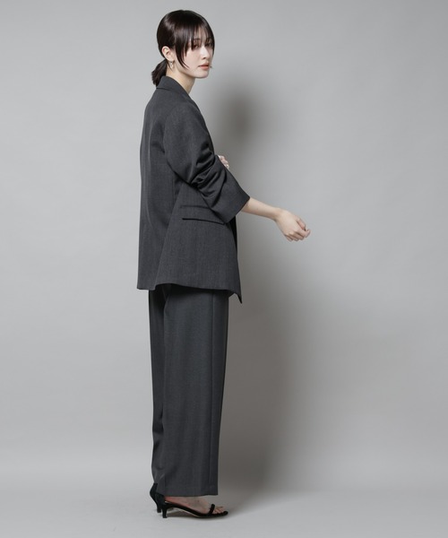 NANO universe（ナノユニバース）の「ツイーディーサロペット（サロペット/オーバーオール・レディース・グレー/チャコール・S/M）」の12枚目の写真