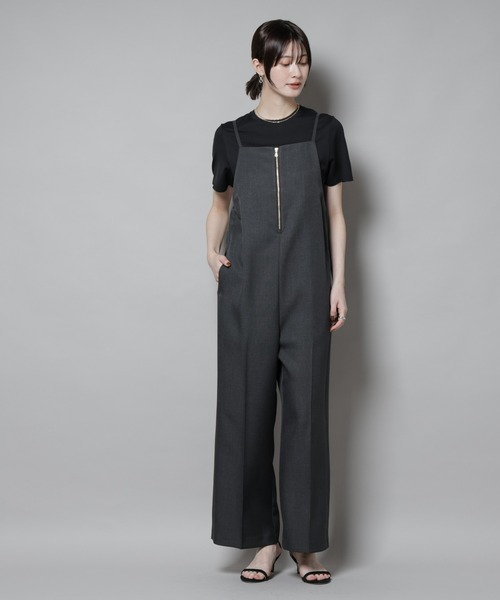 NANO universe（ナノユニバース）の「ツイーディーサロペット（サロペット/オーバーオール・レディース・グレー/チャコール・S/M）」の13枚目の写真