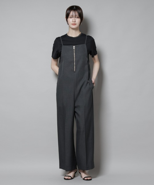 NANO universe（ナノユニバース）の「ツイーディーサロペット（サロペット/オーバーオール・レディース・グレー/チャコール・S/M）」の15枚目の写真