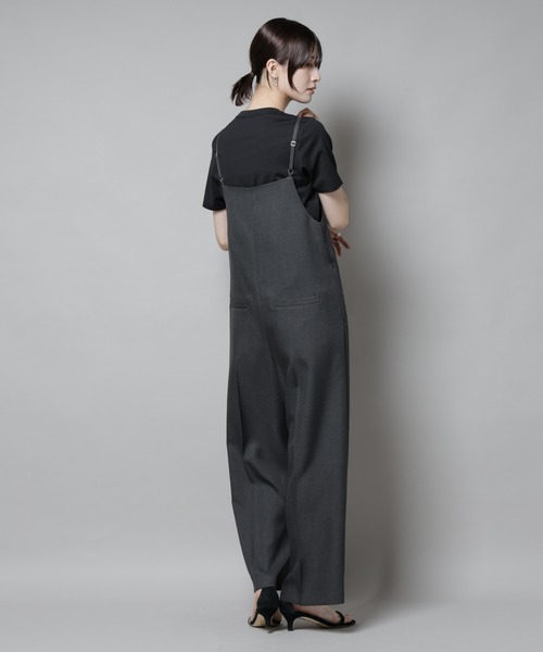 NANO universe（ナノユニバース）の「ツイーディーサロペット（サロペット/オーバーオール・レディース・グレー/チャコール・S/M）」の16枚目の写真