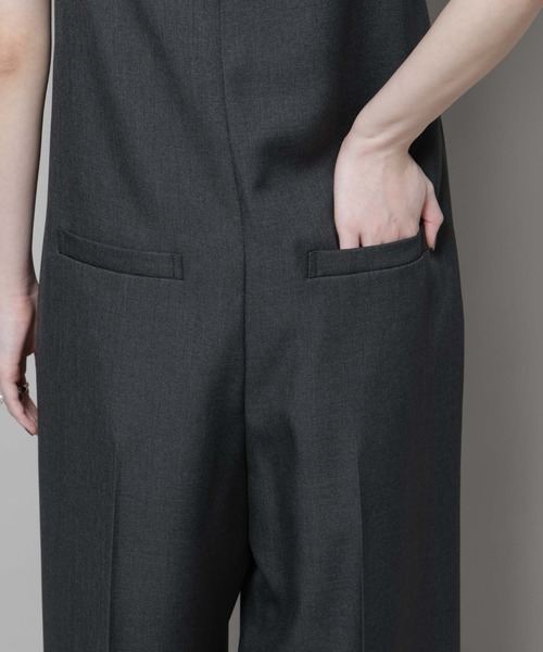 NANO universe（ナノユニバース）の「ツイーディーサロペット（サロペット/オーバーオール・レディース・グレー/チャコール・S/M）」の21枚目の写真