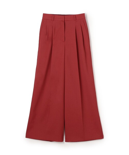 BALLSEY(ボールジィ)の「バラシアストレッチ 2タックワイドパンツ(その他パンツ・レディース・レッド/ネイビー/カーキ・36/34)」の3枚目の写真