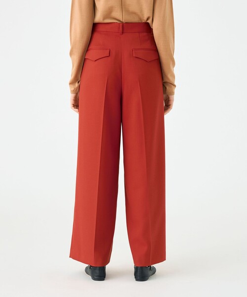 BALLSEY(ボールジィ)の「バラシアストレッチ 2タックワイドパンツ(その他パンツ・レディース・レッド/ネイビー/カーキ・36/34)」の7枚目の写真