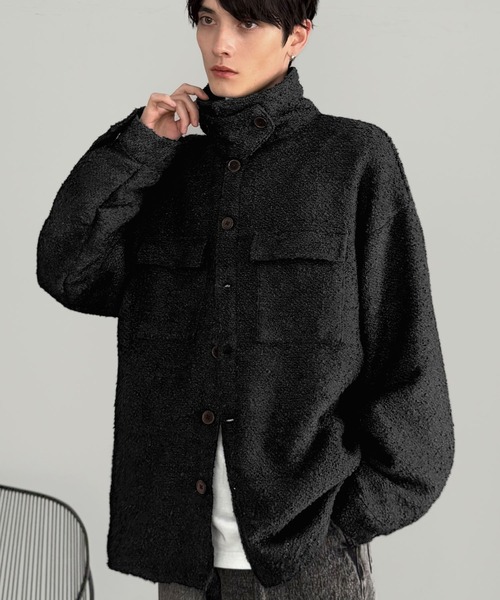 セール】「2WAYコーデ可能。」ブークレ―素材CPOジャケット／Boucle CPO