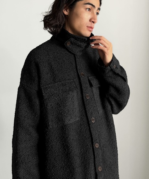 セール】「2WAYコーデ可能。」ブークレ―素材CPOジャケット／Boucle CPO