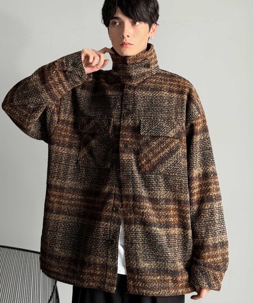 セール】「2WAYコーデ可能。」ブークレ―素材CPOジャケット／Boucle CPO