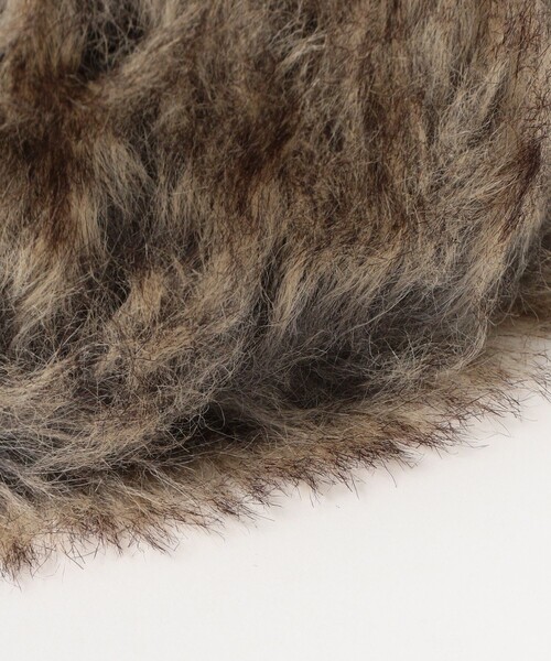 BEAMS HEART（ビームスハート）の「6パネル ロシアン帽（ハット・レディース・ブラウン/グレー・ONE SIZE）」の6枚目の写真