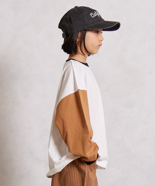 PAIRMANON STREET(ペアマノンストリート)の「【綿100%】無地 アソート 長袖 Tシャツ【PAIRMANON STREET】(Tシャツ/カットソー・キッズ・レッド/レッド系その他/ブラック/ブラック系その他/ベージュ/イエロー/ミント/ネイビー/ホワイト/ホワイト系その他・110/120/130/140/150/160/100/90)」の14枚目の写真