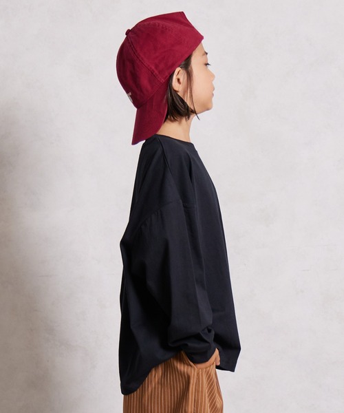 PAIRMANON STREET(ペアマノンストリート)の「【綿100%】無地 アソート 長袖 Tシャツ【PAIRMANON STREET】(Tシャツ/カットソー・キッズ・レッド/レッド系その他/ブラック/ブラック系その他/ベージュ/イエロー/ミント/ネイビー/ホワイト/ホワイト系その他・110/120/130/140/150/160/100/90)」の17枚目の写真