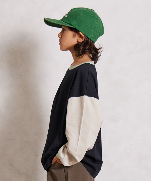 PAIRMANON STREET(ペアマノンストリート)の「【綿100%】無地 アソート 長袖 Tシャツ【PAIRMANON STREET】(Tシャツ/カットソー・キッズ・レッド/レッド系その他/ブラック/ブラック系その他/ベージュ/イエロー/ミント/ネイビー/ホワイト/ホワイト系その他・110/120/130/140/150/160/100/90)」の22枚目の写真