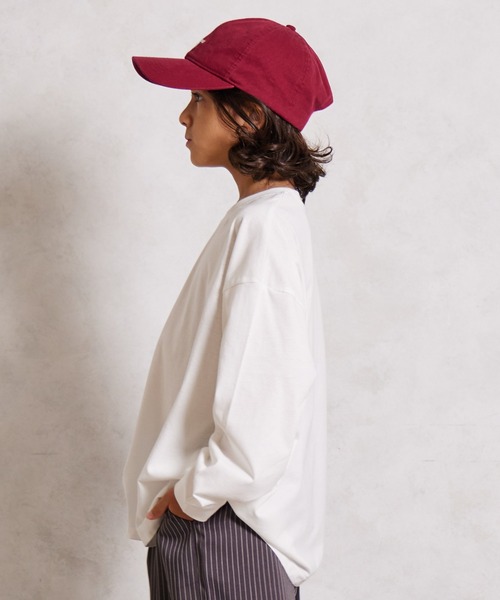 PAIRMANON STREET(ペアマノンストリート)の「【綿100%】無地 アソート 長袖 Tシャツ【PAIRMANON STREET】(Tシャツ/カットソー・キッズ・レッド/レッド系その他/ブラック/ブラック系その他/ベージュ/イエロー/ミント/ネイビー/ホワイト/ホワイト系その他・110/120/130/140/150/160/100/90)」の11枚目の写真