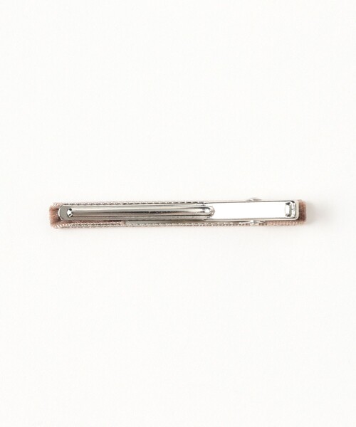 BEAMS BOY（ビームスボーイ）の「【1/15再値下げ】ベロア ヘア クリップ 2セット（バレッタ/ヘアクリップ・レディース・オリーブ/ピンク/ブルー/ベージュ・ONE SIZE）」の5枚目の写真