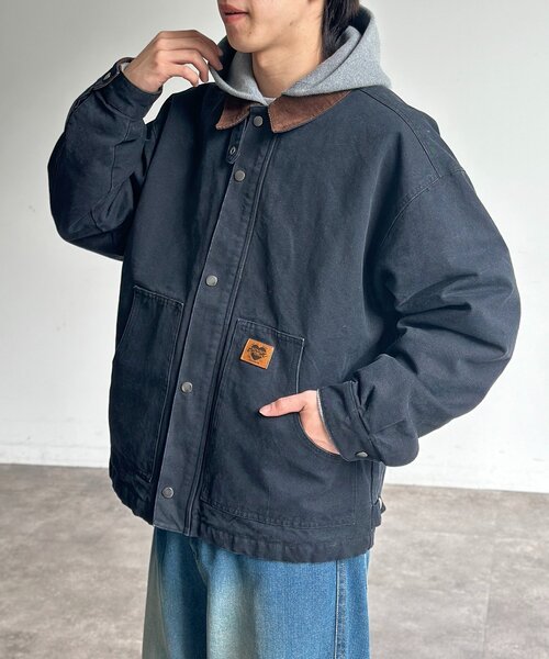 襟コーデュロイワークジャケット（ブルゾン）｜CPCM（シーピーシーエム