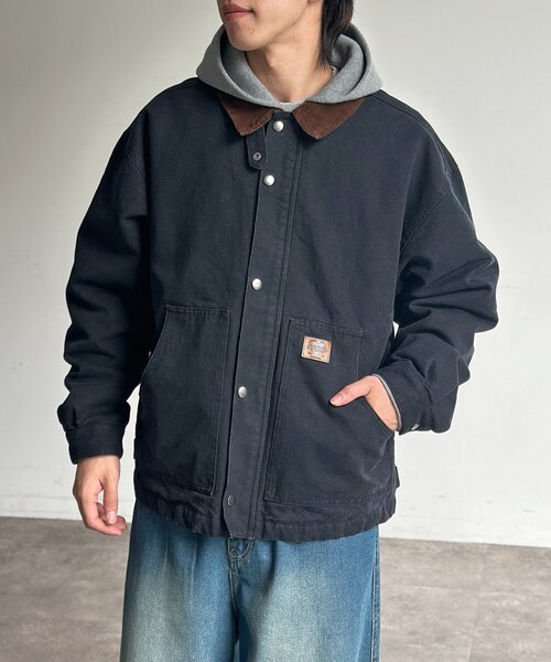 レア！　未使用級　CPCM 襟コーデュロイワークジャケット　アメカジ　カーキー 楽天市場】【SALE／50%OFF】CPCM コーデュロイ襟ワークジャケット