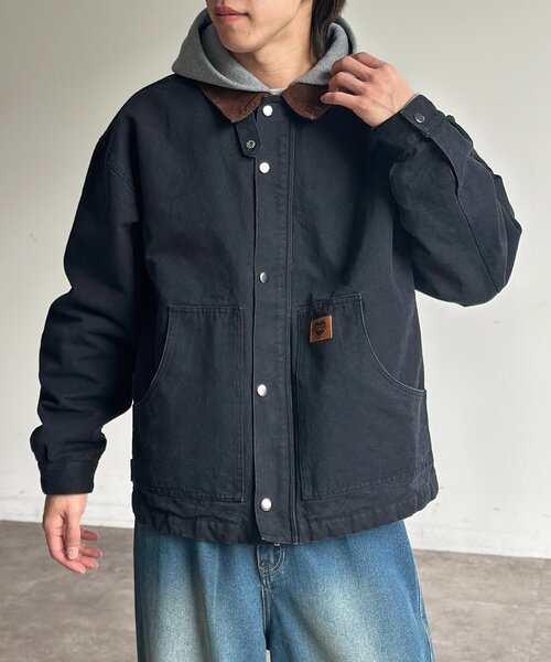 襟コーデュロイワークジャケット（ブルゾン）｜CPCM（シーピーシーエム