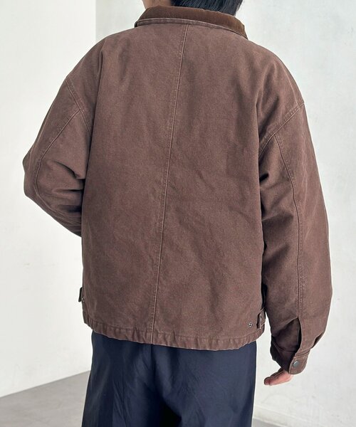 襟コーデュロイワークジャケット（ブルゾン）｜CPCM（シーピーシーエム