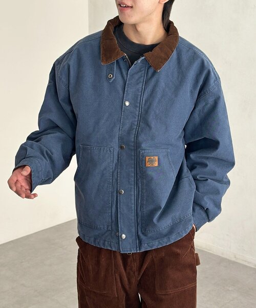 襟コーデュロイワークジャケット（ブルゾン）｜CPCM（シーピーシーエム