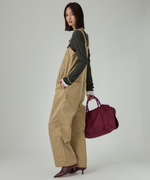 PAYDAY（ペイデイ）の「【PAYDAY】サロペット（サロペット/オーバーオール・レディース・ブラック/ベージュ・フリー）」の13枚目の写真