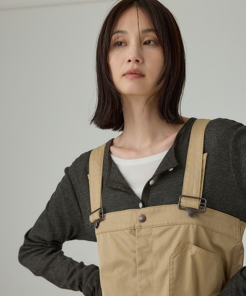 PAYDAY（ペイデイ）の「【PAYDAY】サロペット（サロペット/オーバーオール・レディース・ブラック/ベージュ・フリー）」の10枚目の写真