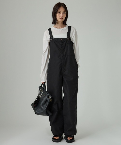 PAYDAY（ペイデイ）の「【PAYDAY】サロペット（サロペット/オーバーオール・レディース・ブラック/ベージュ・フリー）」の5枚目の写真