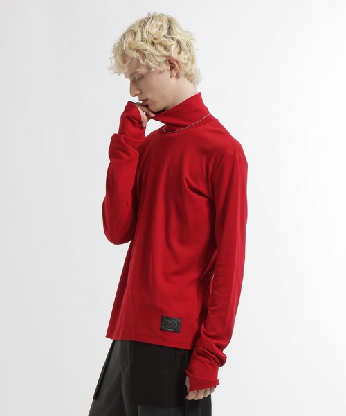 HARE(ハレ)の「レイヤードスリーブハイネックカット(HARE)(Tシャツ/カットソー・メンズ・ホワイト/ネイビー/ブラック/ブルー系その他/ブルー系その他2/レッド・FREE)」の6枚目の写真