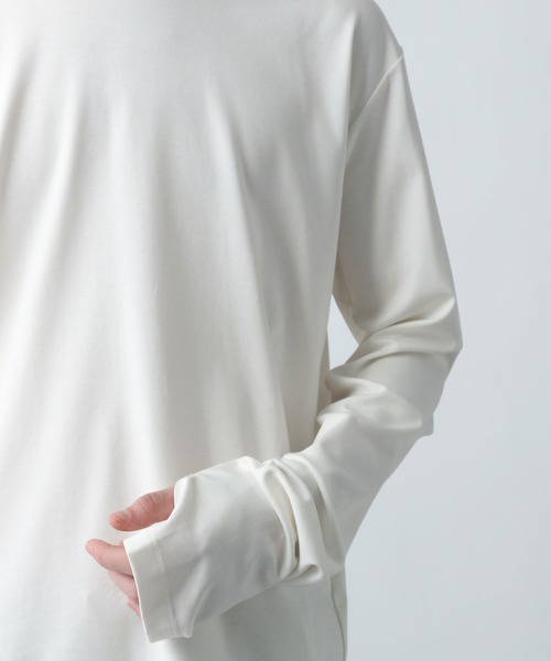 HARE（ハレ）の「レイヤードスリーブハイネックカット(HARE)（Tシャツ/カットソー・メンズ・ホワイト/ネイビー/ブラック/ブルー系その他・FREE）」の20枚目の写真