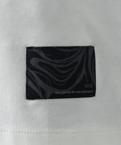 HARE(ハレ)の「レイヤードスリーブハイネックカット(HARE)(Tシャツ/カットソー・メンズ・ホワイト/ネイビー/ブラック/ブルー系その他/ブルー系その他2/レッド・FREE)」の16枚目の写真