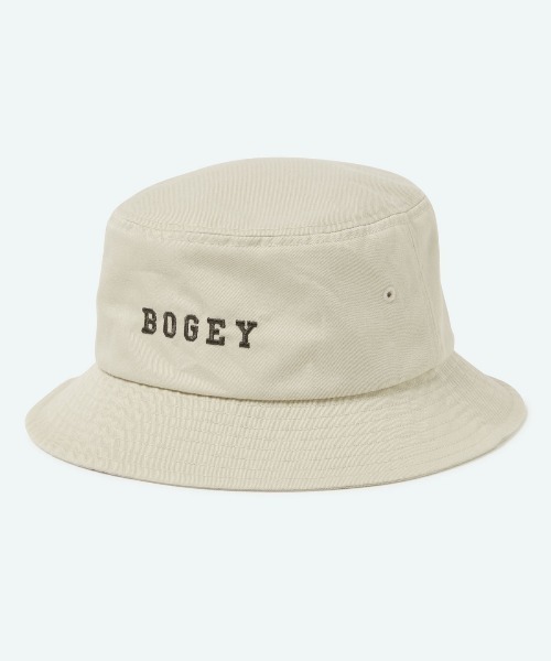 penguin BY MUNSINGWEAR（ペンギン バイ マンシングウェア）の「【BOGEY MAN】HAT（ハット・メンズ・ベージュ/ブラック・F）」の2枚目の写真