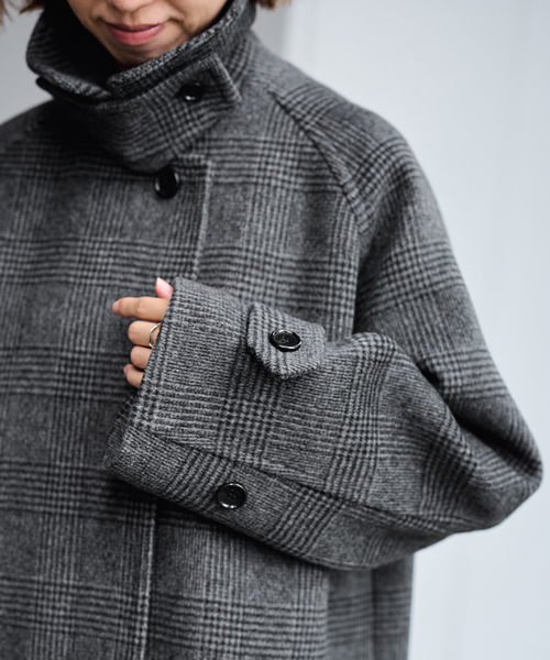 セール】≪WEB先行 / 追加≫ラムウールMIXシャルムバルカラーコート