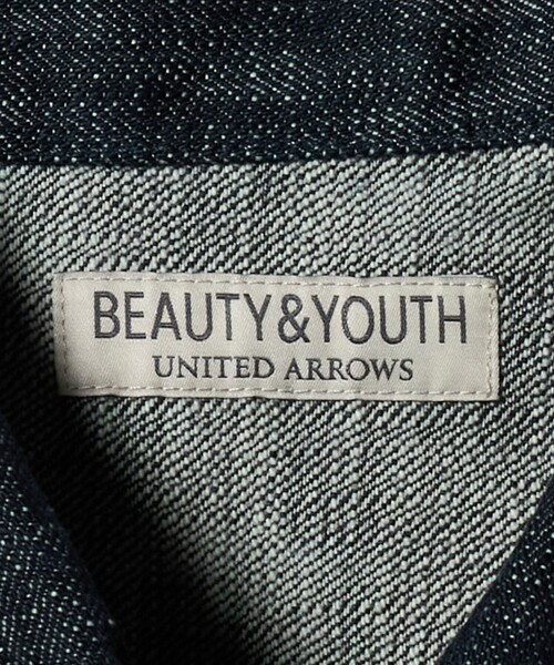 BEAUTY&YOUTH UNITED ARROWS（ビューティーアンドユースユナイテッドアローズ）の「スラブ デニム ジャケット（その他アウター・メンズ・ネイビー・M/S/XL/L）」の3枚目の写真