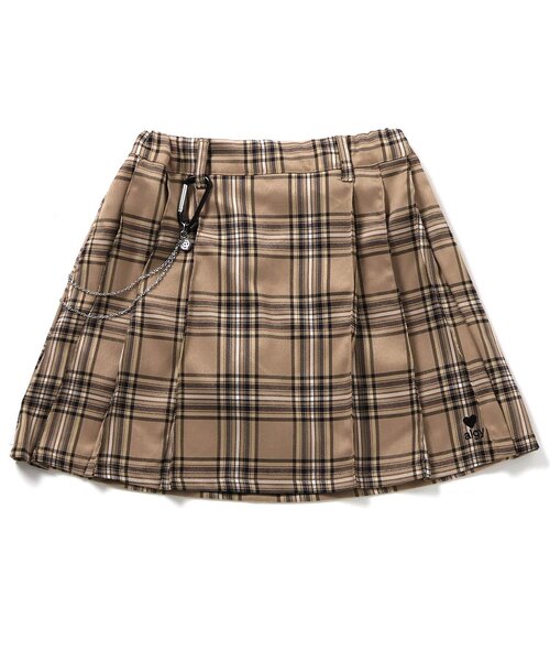 algy(アルジー)の「チェーン付きスカパン(スカート・キッズ・ベージュ/グレー/ブラウン・XX-SMALL/X-SMALL/MEDIUM/SMALL)」の3枚目の写真