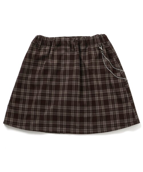 algy(アルジー)の「チェーン付きスカパン(スカート・キッズ・ベージュ/グレー/ブラウン・XX-SMALL/X-SMALL/MEDIUM/SMALL)」の5枚目の写真