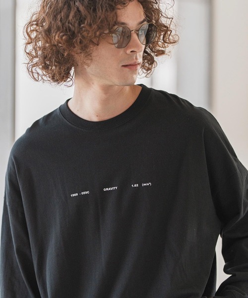 CAMBIO(カンビオ)の「mlt5418- プリントロンT_Bigbang カットソー(2502118MCB)(Tシャツ/カットソー・メンズ・ホワイト/グレー系その他/ブラック・S/M/L/XL)」の4枚目の写真