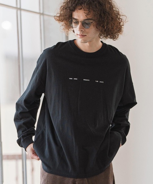 CAMBIO(カンビオ)の「mlt5418- プリントロンT_Bigbang カットソー(2502118MCB)(Tシャツ/カットソー・メンズ・ホワイト/グレー系その他/ブラック・S/M/L/XL)」の5枚目の写真