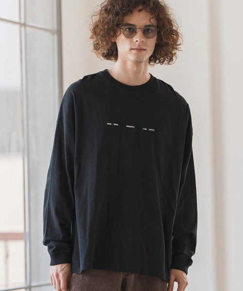 CAMBIO(カンビオ)の「mlt5418- プリントロンT_Bigbang カットソー(2502118MCB)(Tシャツ/カットソー・メンズ・ホワイト/グレー系その他/ブラック・S/M/L/XL)」の6枚目の写真