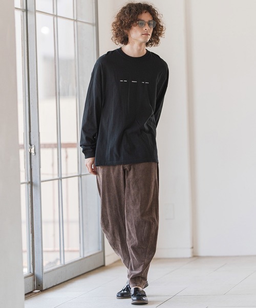 CAMBIO(カンビオ)の「mlt5418- プリントロンT_Bigbang カットソー(2502118MCB)(Tシャツ/カットソー・メンズ・ホワイト/グレー系その他/ブラック・S/M/L/XL)」の7枚目の写真