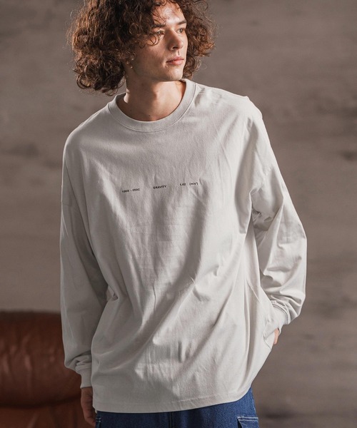 CAMBIO(カンビオ)の「mlt5418- プリントロンT_Bigbang カットソー(2502118MCB)(Tシャツ/カットソー・メンズ・ホワイト/グレー系その他/ブラック・S/M/L/XL)」の11枚目の写真