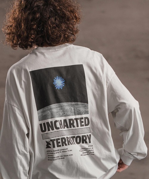 CAMBIO(カンビオ)の「mlt5418- プリントロンT_Bigbang カットソー(2502118MCB)(Tシャツ/カットソー・メンズ・ホワイト/グレー系その他/ブラック・S/M/L/XL)」の12枚目の写真