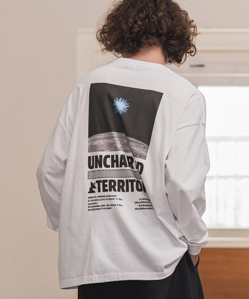 CAMBIO(カンビオ)の「mlt5418- プリントロンT_Bigbang カットソー(2502118MCB)(Tシャツ/カットソー・メンズ・ホワイト/グレー系その他/ブラック・S/M/L/XL)」の18枚目の写真