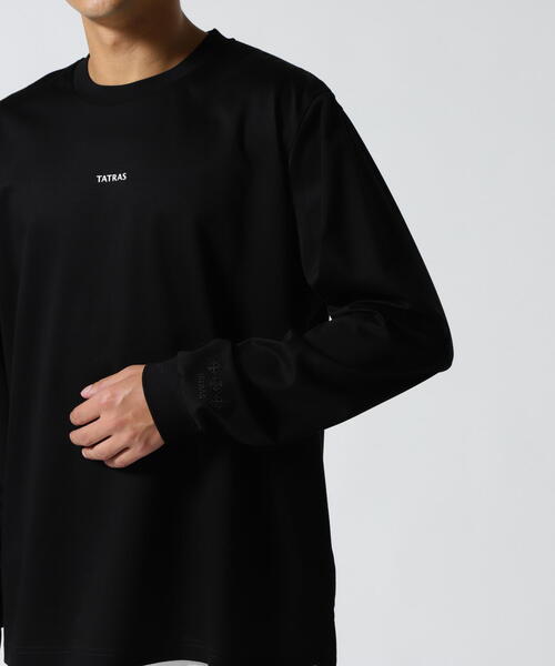 TATRAS(タトラス)の「TATRAS(タトラス) SCILLATO / スシラット ロングスリーブTシャツ(Tシャツ/カットソー・メンズ・ホワイト/ブラック・4/2/3/1)」の7枚目の写真