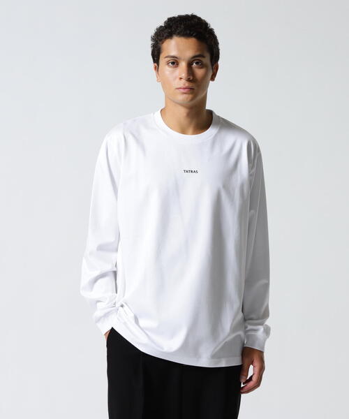 TATRAS(タトラス)の「TATRAS(タトラス) SCILLATO / スシラット ロングスリーブTシャツ(Tシャツ/カットソー・メンズ・ホワイト/ブラック・4/2/3/1)」の1枚目の写真