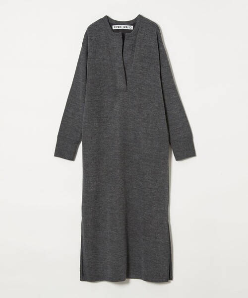 CITEN(シテン)の「<CITEN>スキッパーデザインサカリバワンピース(ワンピース・レディース・ダークグレー/モカ・S/M)」の9枚目の写真