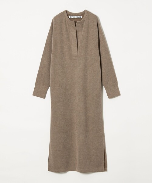 CITEN(シテン)の「<CITEN>スキッパーデザインサカリバワンピース(ワンピース・レディース・ダークグレー/モカ・S/M)」の13枚目の写真
