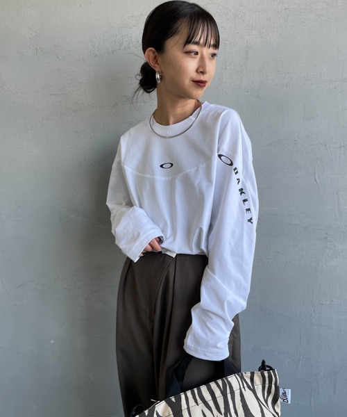 OAKLEY（オークリー）の「[OAKLEY/オークリー] O-SYNC PACK KNIT 1.0 ロングスリーブTシャツ（Tシャツ/カットソー・メンズ・ホワイト/ブラック・S/M）」の18枚目の写真