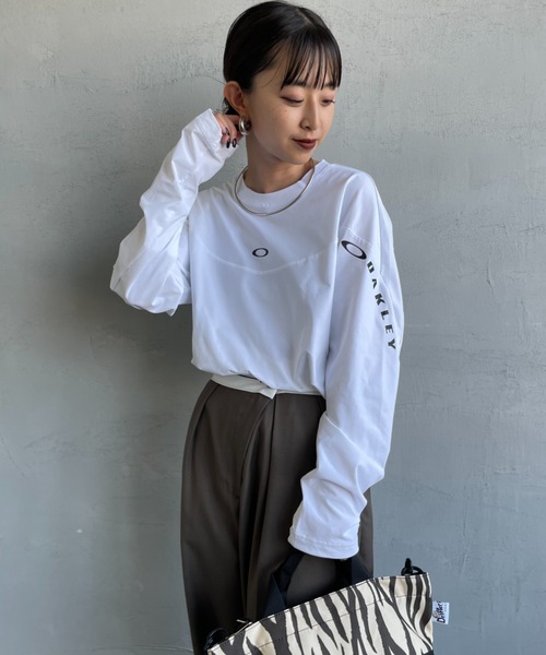 OAKLEY（オークリー）の「[OAKLEY/オークリー] O-SYNC PACK KNIT 1.0 ロングスリーブTシャツ（Tシャツ/カットソー・メンズ・ホワイト/ブラック・S/M）」の19枚目の写真