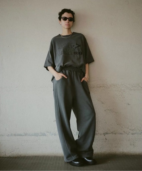 JIEDA(ジエダ)の「UMBRO FADE 3D SWEAT PANTS(スウェットパンツ・メンズ・ブラック・2/1)」の3枚目の写真